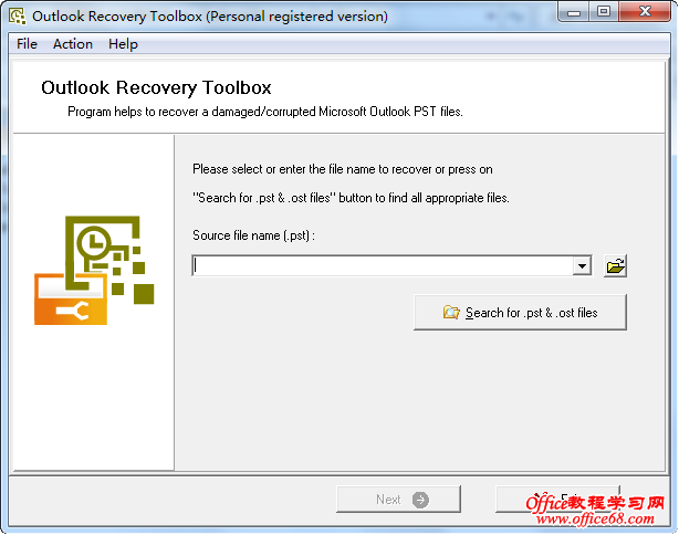 Outlook Recovery Toolbox ע 