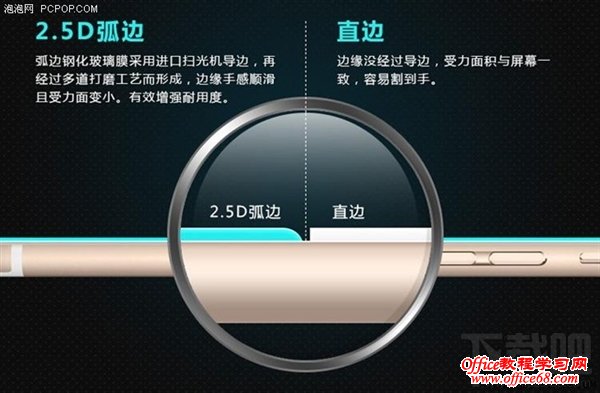 iPhone 6S放心贴膜 玻璃不影响3D Touch