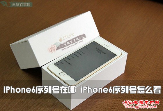 iPhone6序列号在哪 iPhone6序列号怎么看？