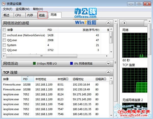 切换到磁盘选项卡