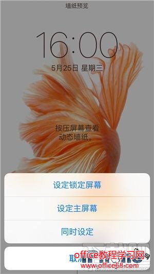 iPhone6s动态壁纸动不了该怎么办?IOS10动态壁纸动不了咋办