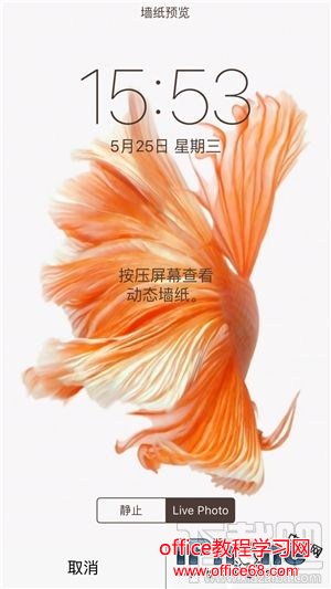 iPhone6s动态壁纸动不了该怎么办?IOS10动态壁纸动不了咋办