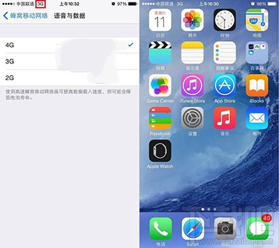 iPhone6s开4G显示3G怎么办