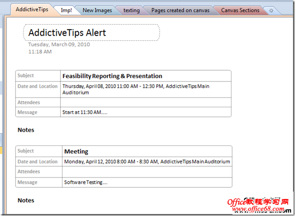 ʵֽoutlook 2010 Ϣ͵onenote20108
