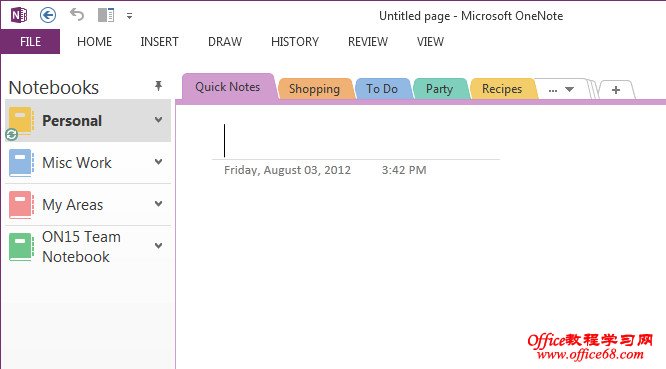 OneNote 2013еĵʹͼ̳2