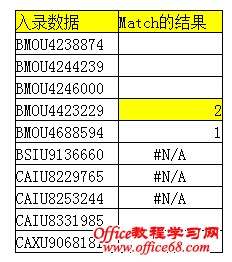 ExcelҺͣVlookup/Index/Match֮“Match”Ľ