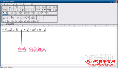MathTypeʽ༭ո