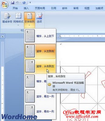 ѡWord2007鷨зʽ