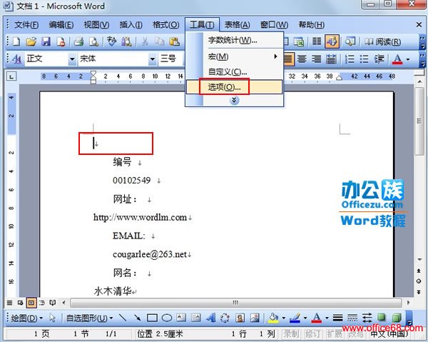 Word2003ԼԤӡ