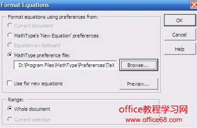 format equation